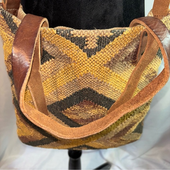 Vintage Denim & Supply Ralph Lauren Tote Bag  RARE Find UNISEX Bohemian - Picture 4 of 11